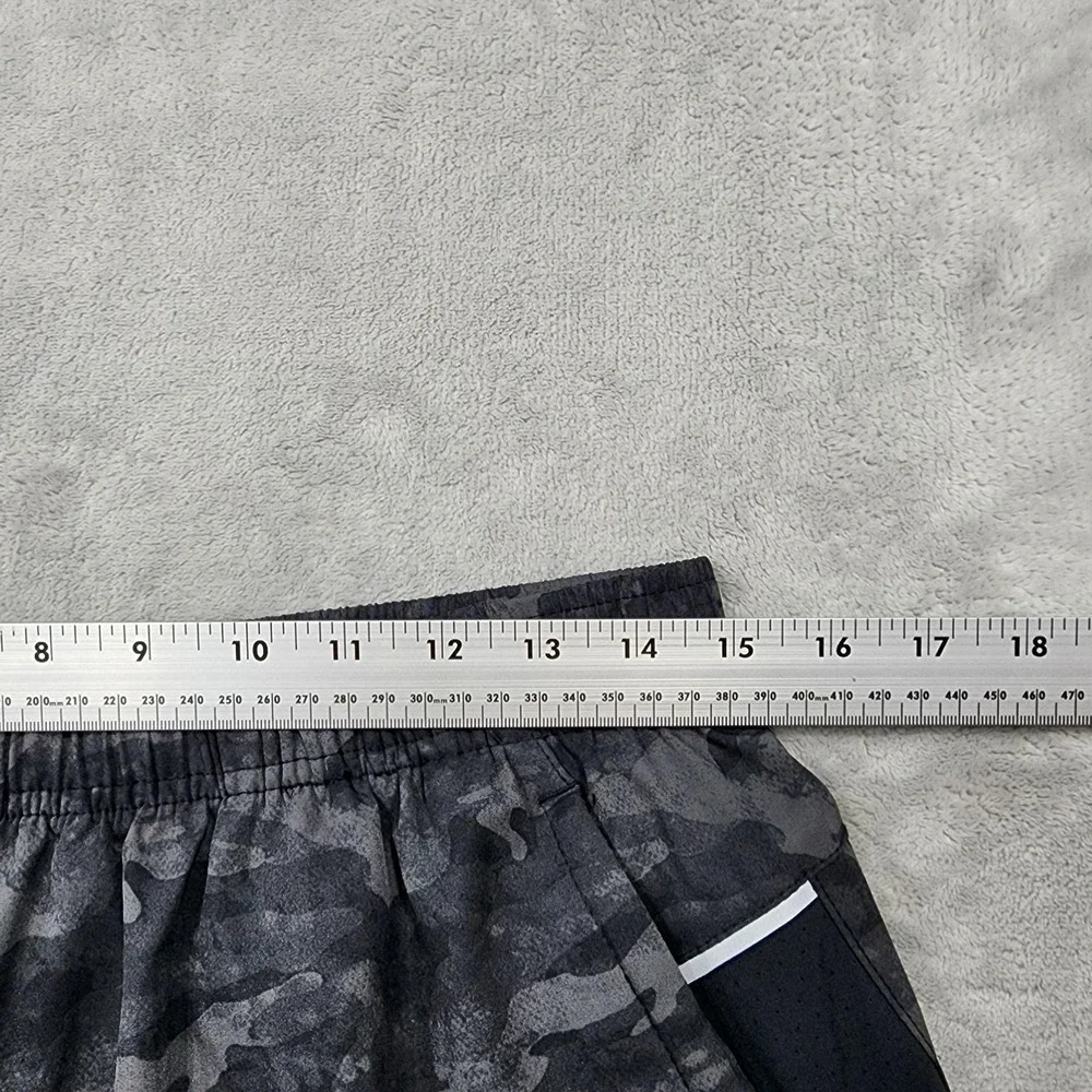 Russell Athletic Shorts Mens L Gray Camo Dri-Power Mesh 7